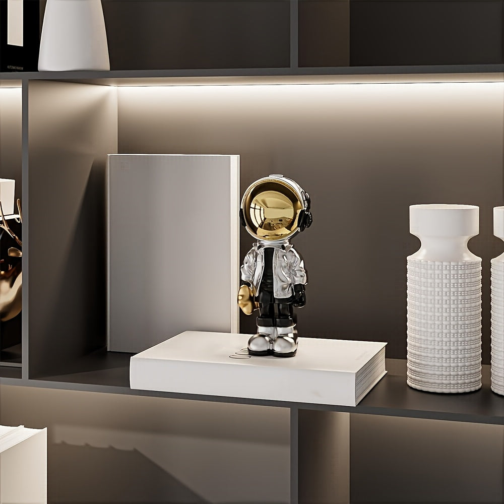 Tnessential Silvery Astronaut Ornament 3D Decor
