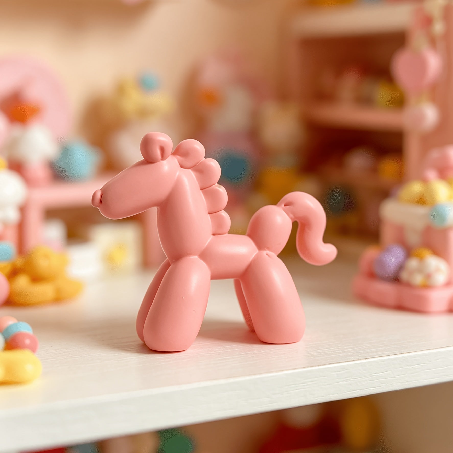 Tnessential Balloon Horse Resin Figurine Statue 3D Decor