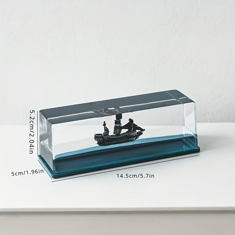 Tnessential Black Pearl Pirate Ship Decor 3D Decor
