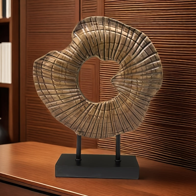 Tnessential Abstract Conch Screen Is a Nordic-style Shell Craft Ornament 3D Decor