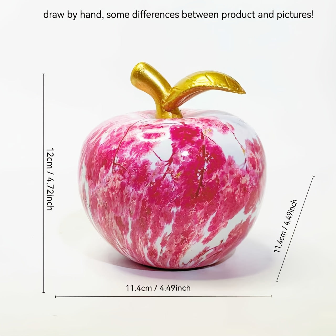 Tnessential Pink Cherry Blossom Apple Ornament 3D Decor