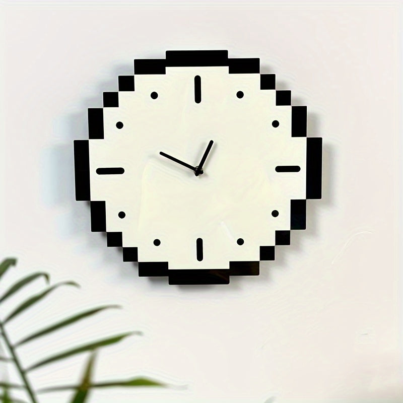 Tnessential Pixel Clock Ation 3D Decor