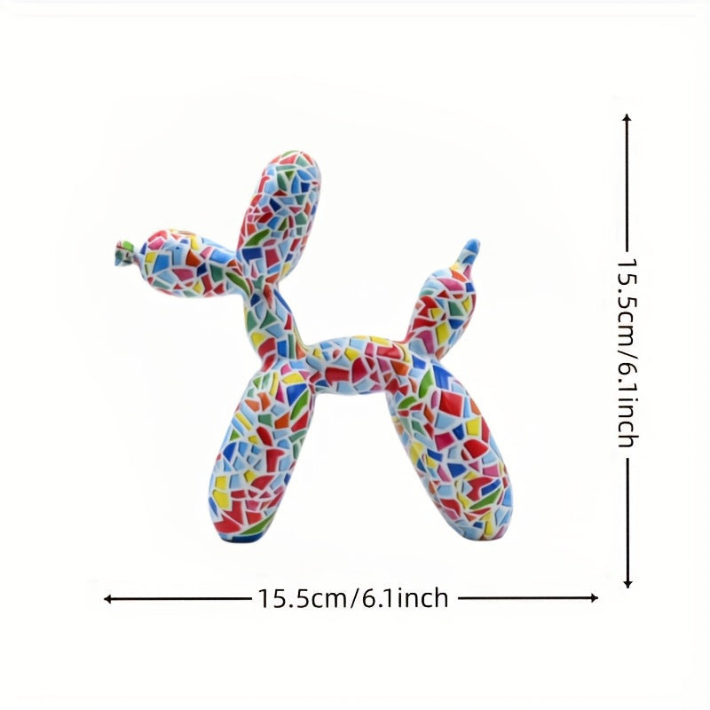 Tnessential Collectible Figurines 15.49cm Medium Colorful Mosaic Resin 3D Decor