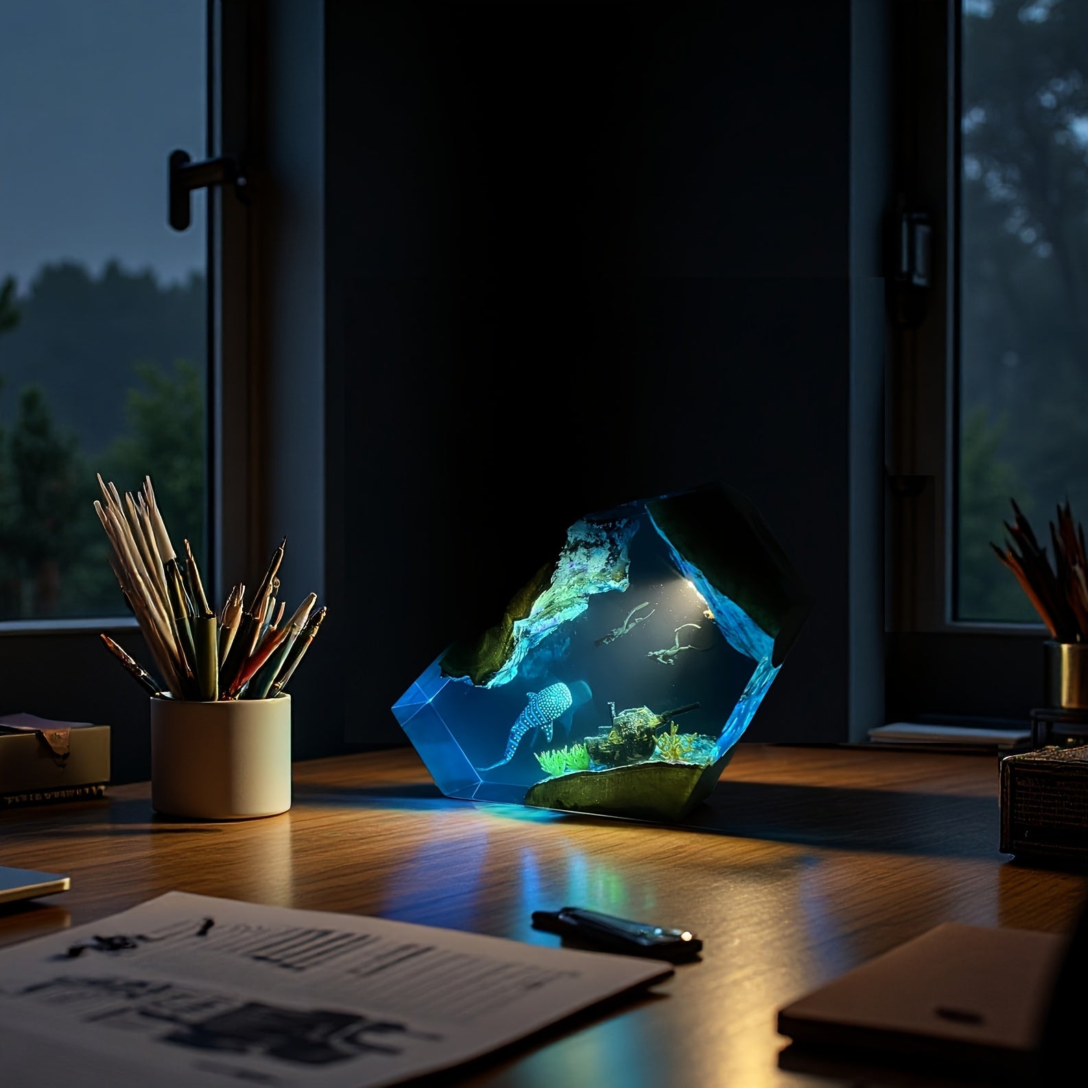 Tnessential Shipwreck Statue 3D Decor