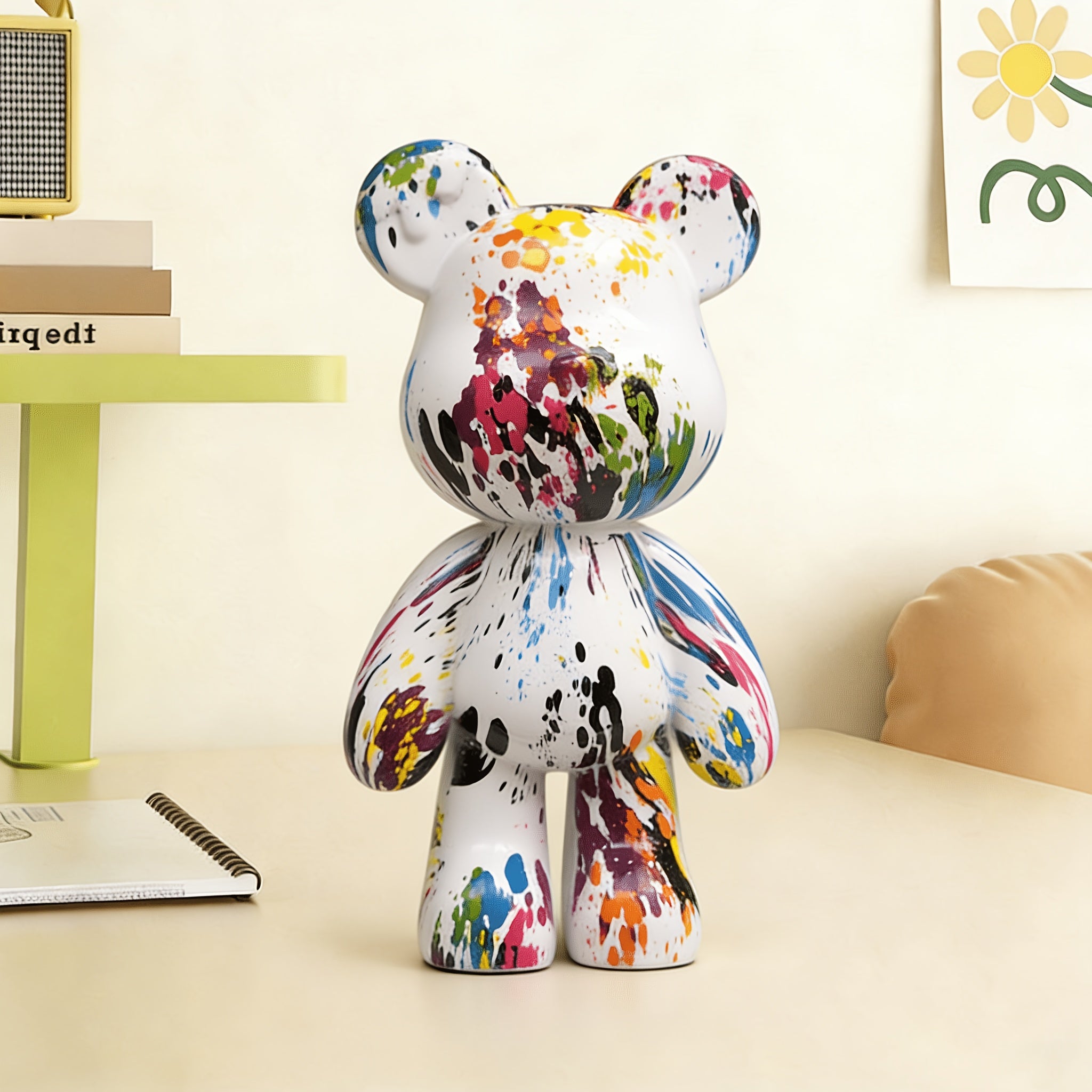 Tnessential Bear Decorative Resin Sculpture Statue 3D Decor