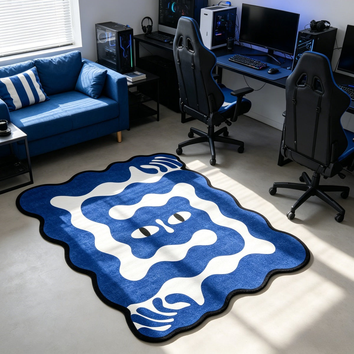BLUE 3 RUG view 2