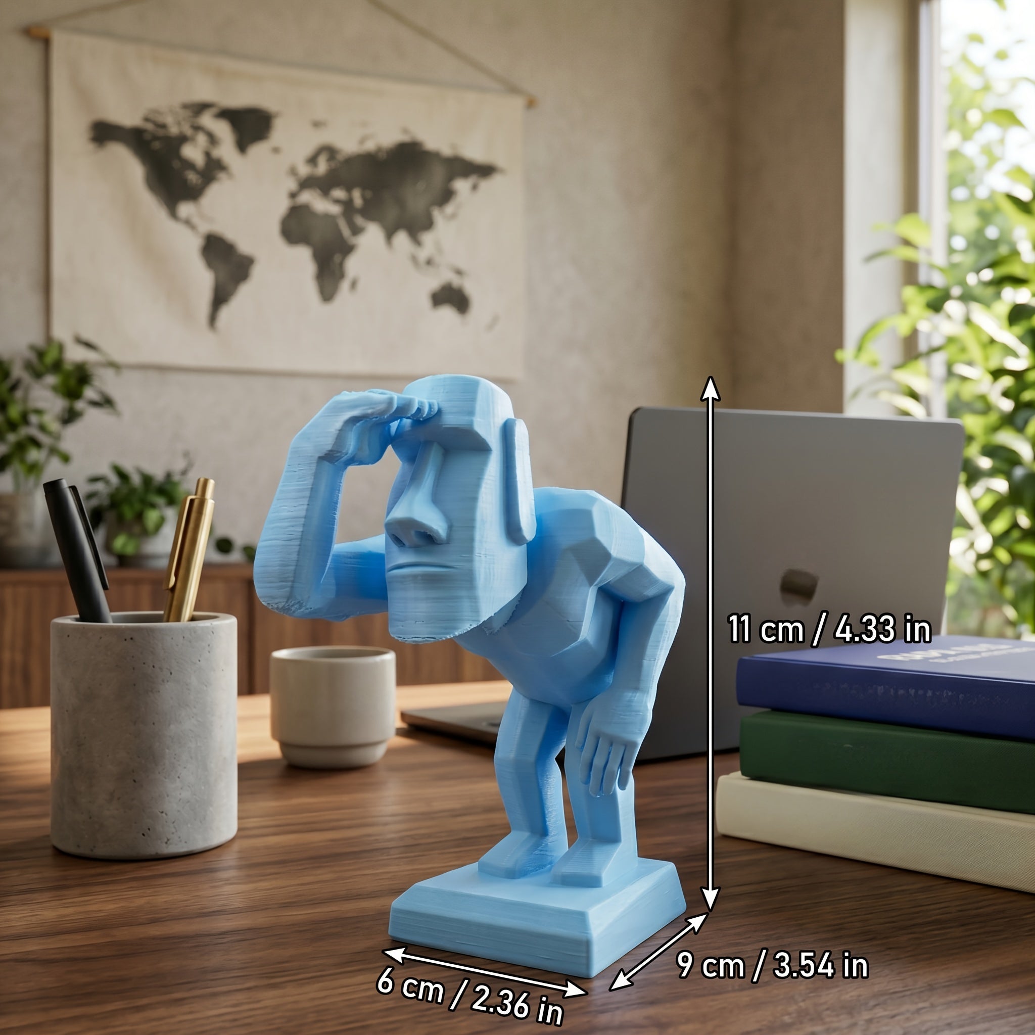 Tnessential Moai Lookout Ornament 3D Decor