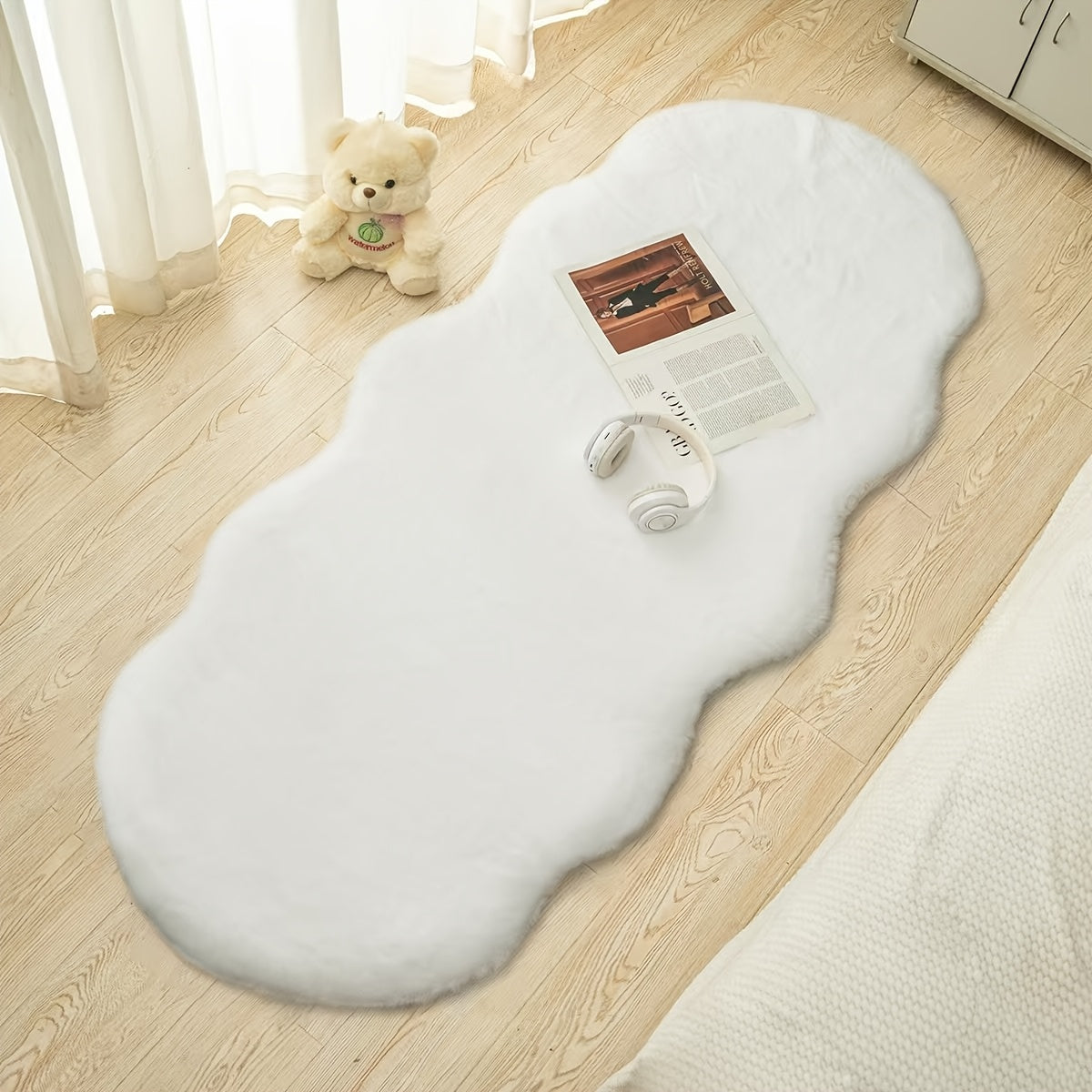 WHITE RABBIT 3 RUG view 4