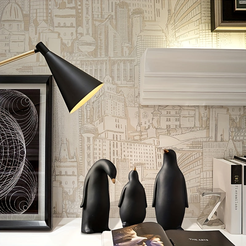 Tnessential Penguin Resin Decorative Figurine for 3D Decor