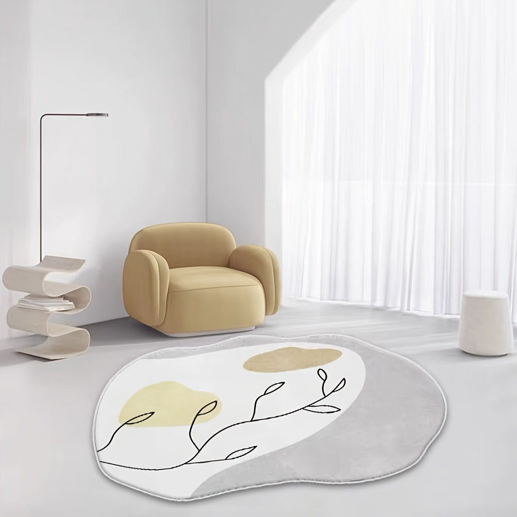 CREAM IRREGULAR 16 RUG view 4