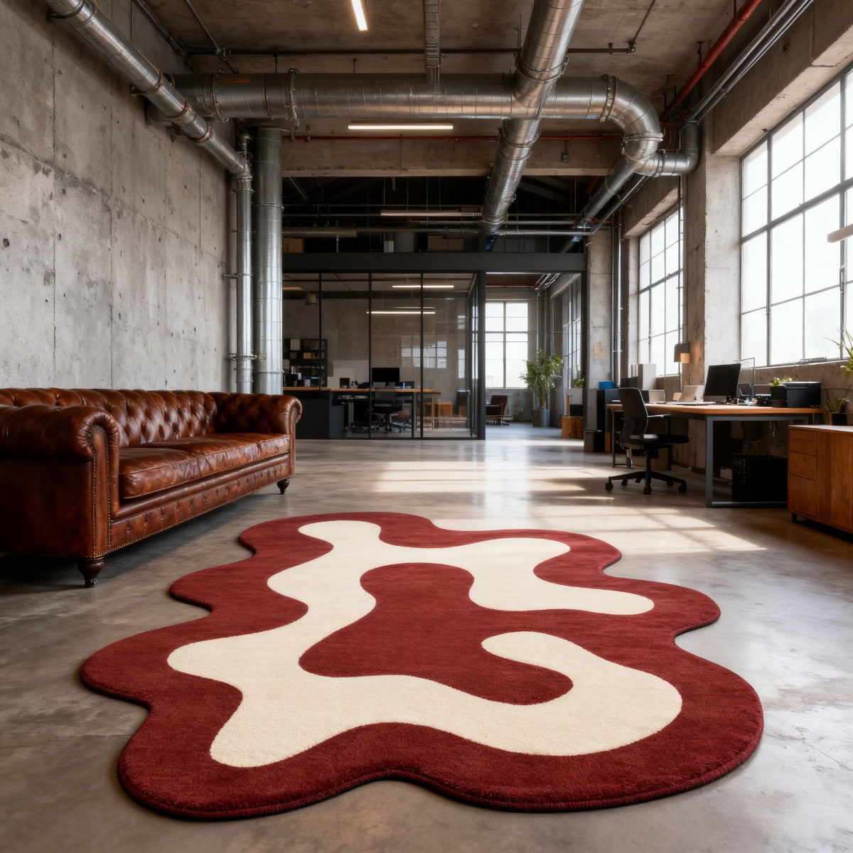 CREAM IRREGULAR 30 RUG view 5