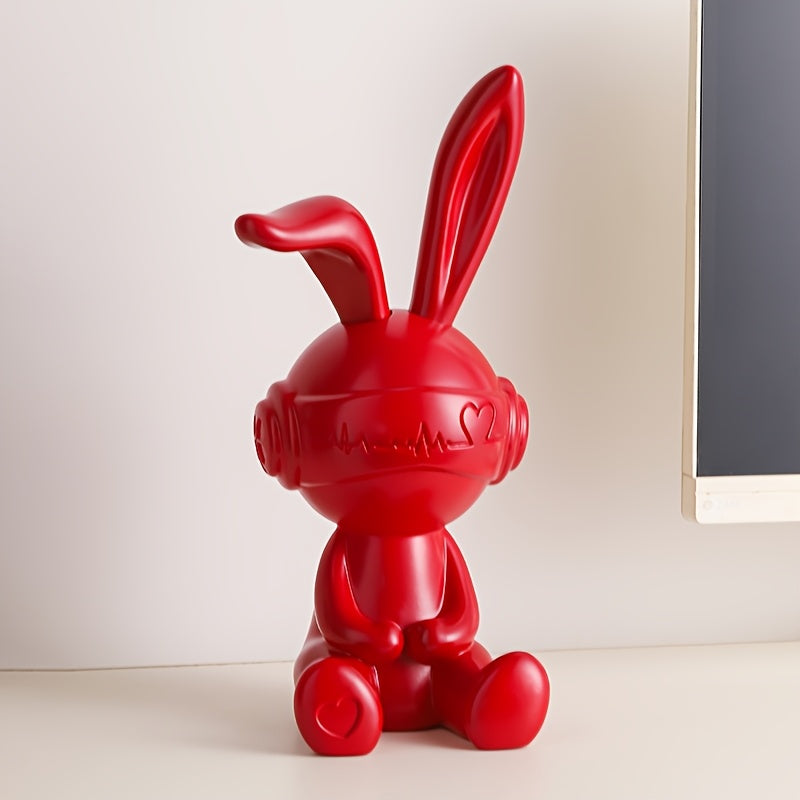 Tnessential Easter Bunny Statue 3D Decor