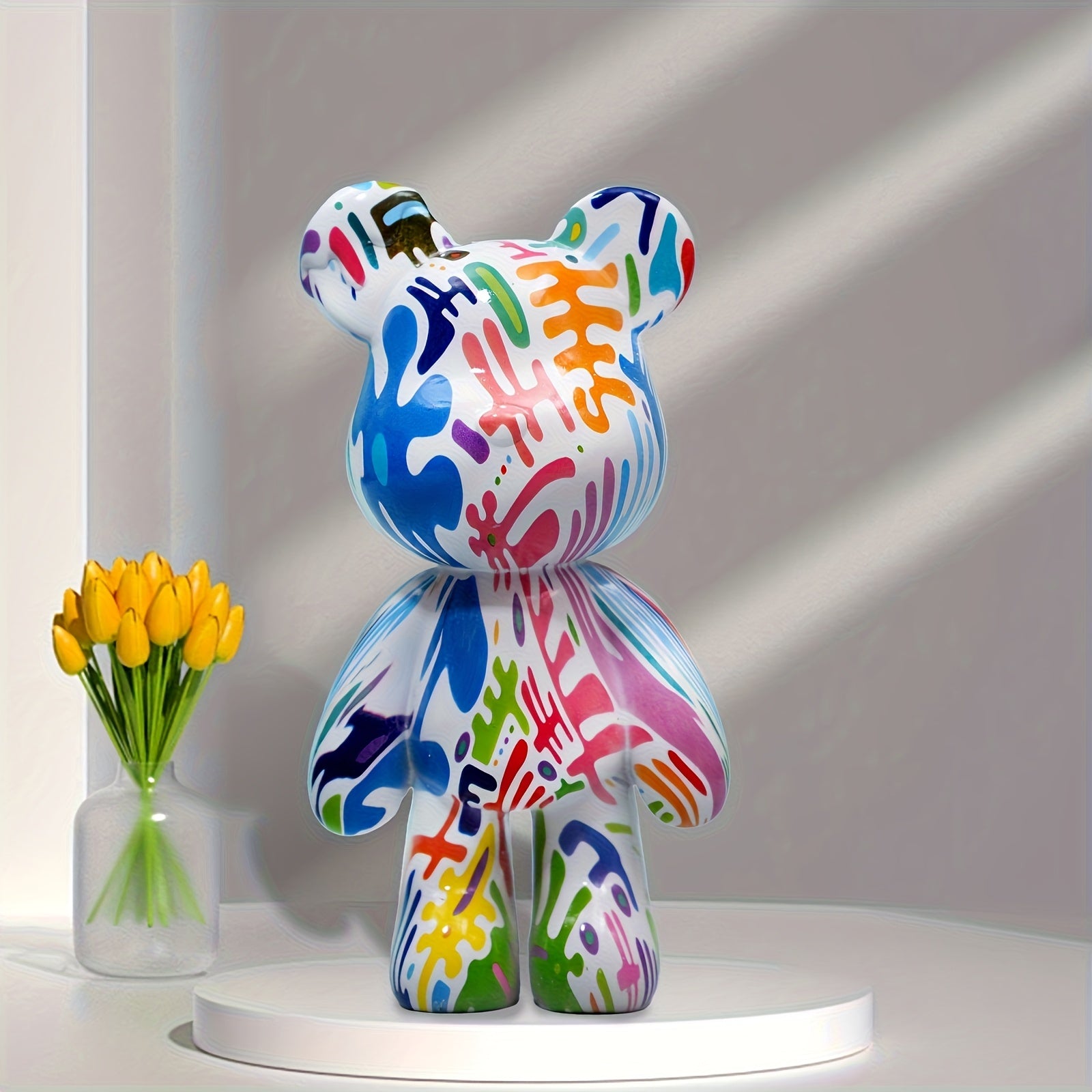 Tnessential Bear Decorative Resin Sculpture Statue 3D Decor