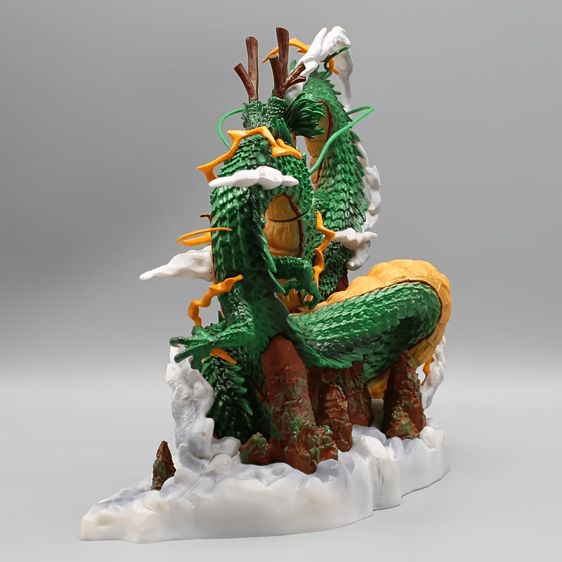 Tnessential Cm\u002f9.05in Anime Goku and Shenron Figure Collectible 3D Decor