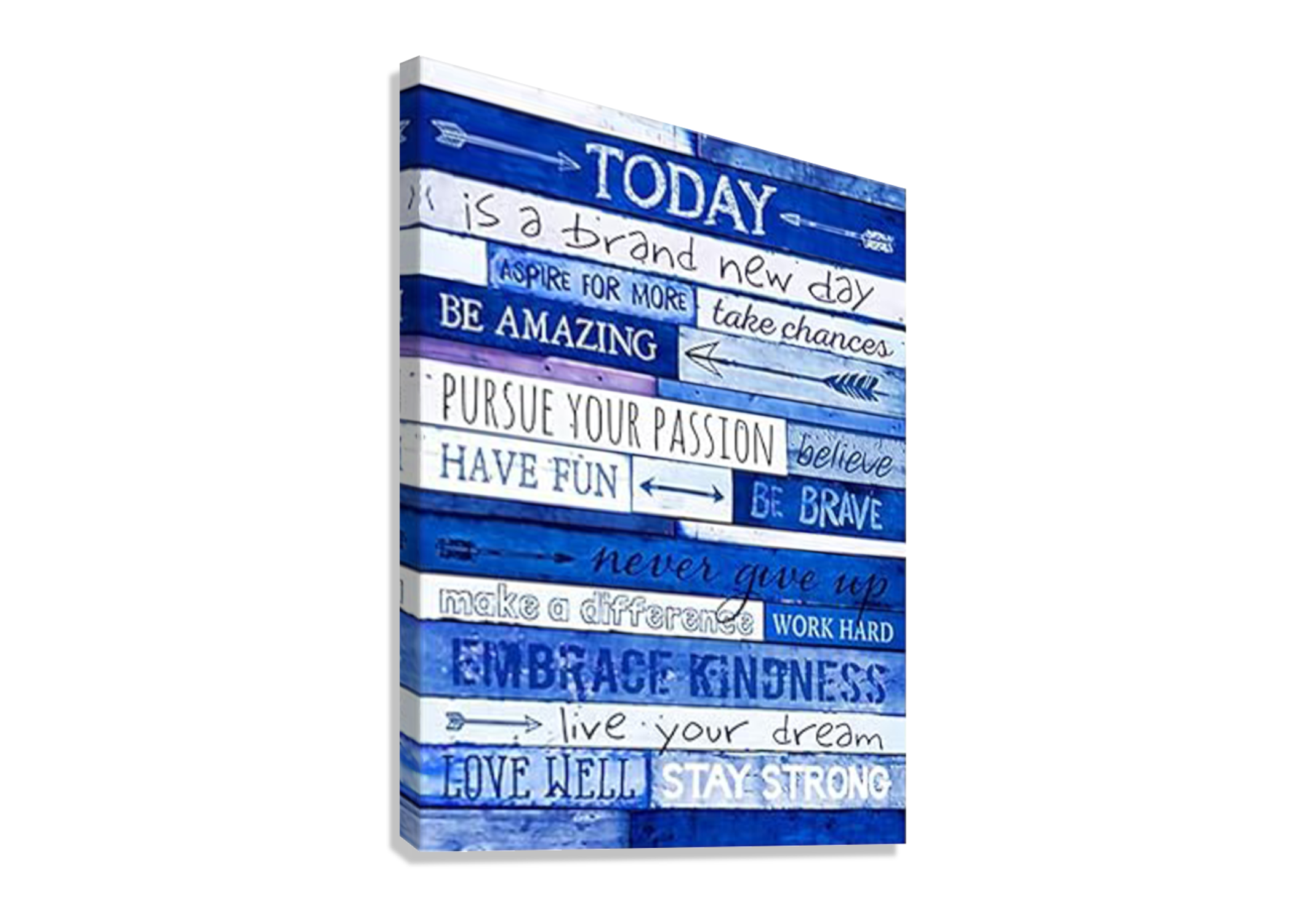 MOTIVATIONAL CANVAS POTSER BLUE