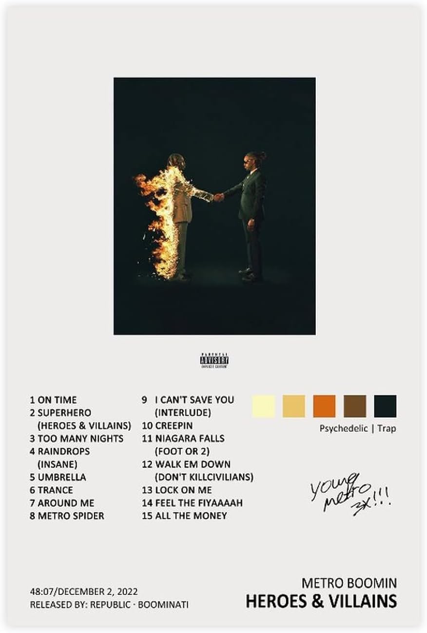 METRO BOOMIN "HERO'S AND VILLIAN'S"