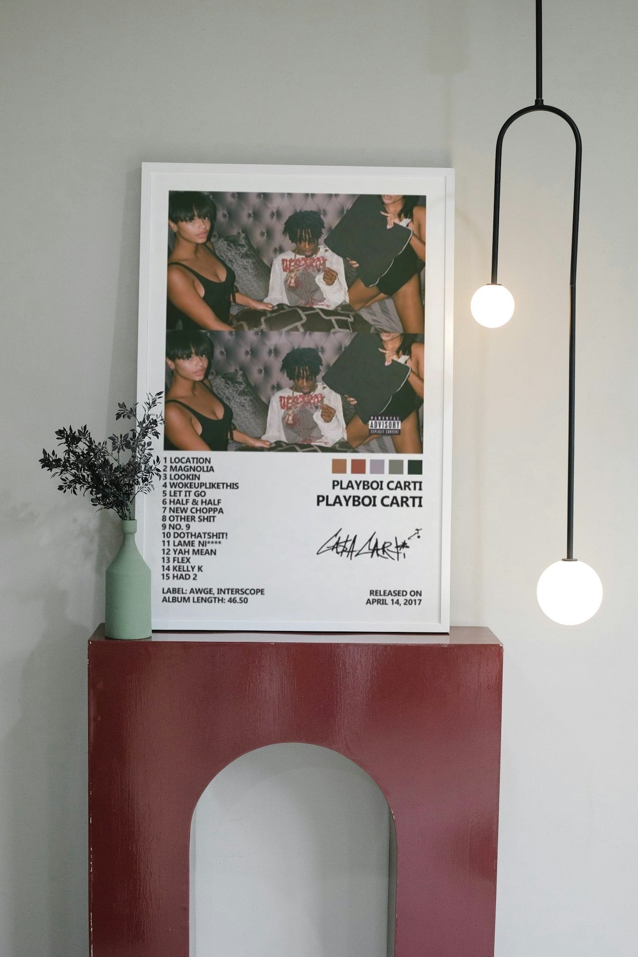PLAYBOI CARTI CANVAS POSTER