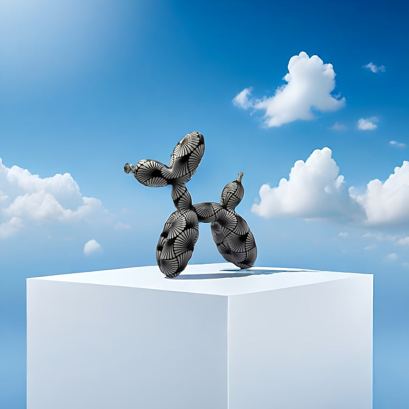Tnessential Charming Balloon Dog Sculpture 3D Decor
