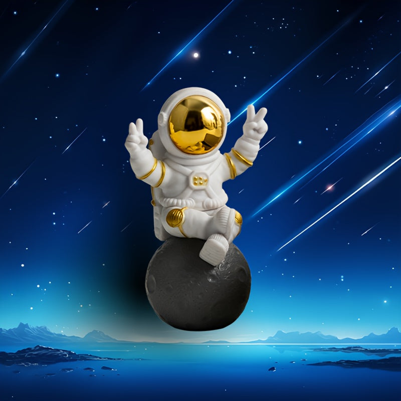 Tnessential Modern Astronaut Figurine 3D Decor