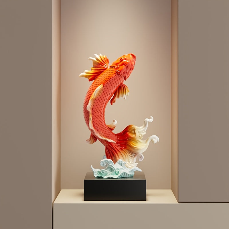 Tnessential Creative Animal Statue Ornament in the Shape of a Leaping 3D Decor