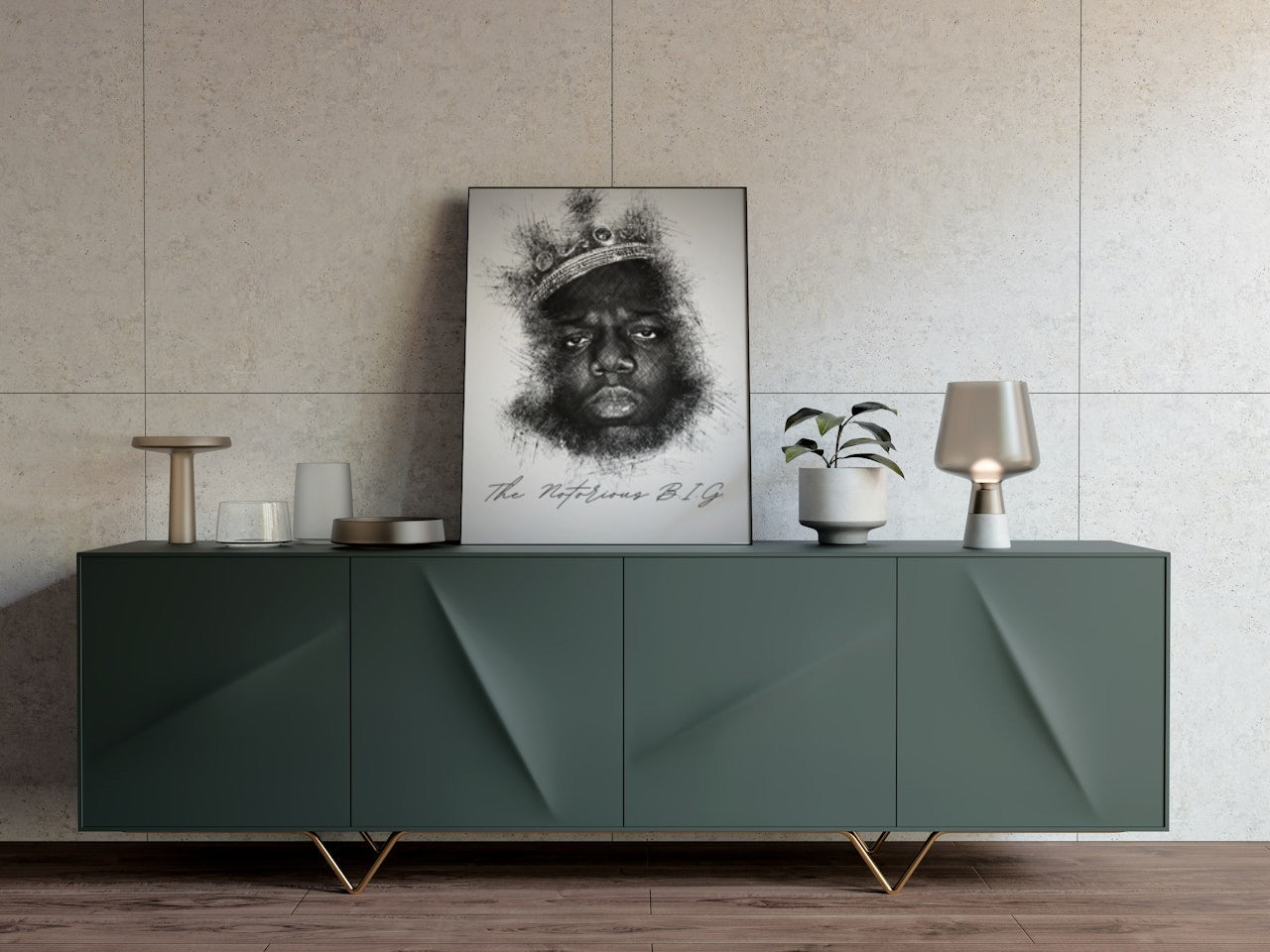 THE NOTORIOUS B.I.G CANVAS POSTER