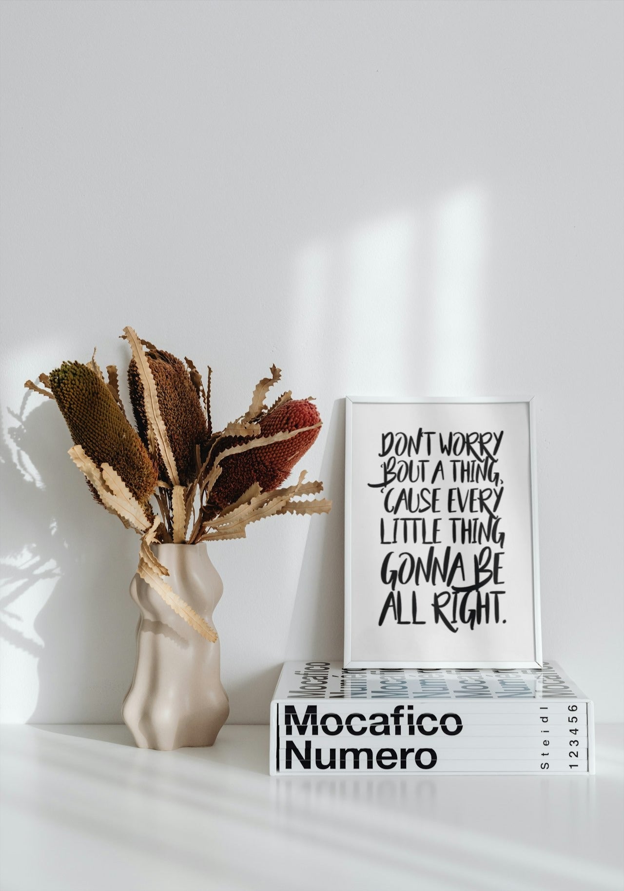 DONT WORRY BOUT A THING CANVAS POSTER