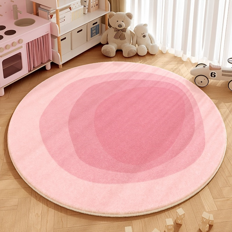 PINK ROUND 8 RUG