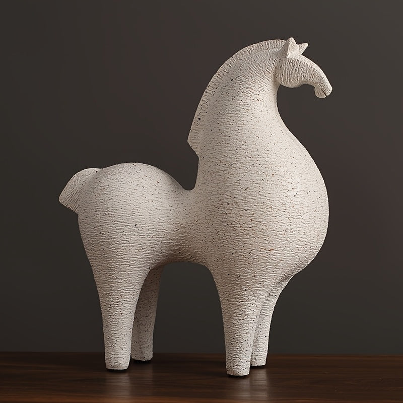 Tnessential Handcrafted Resin Horse Sculpture 3D Decor