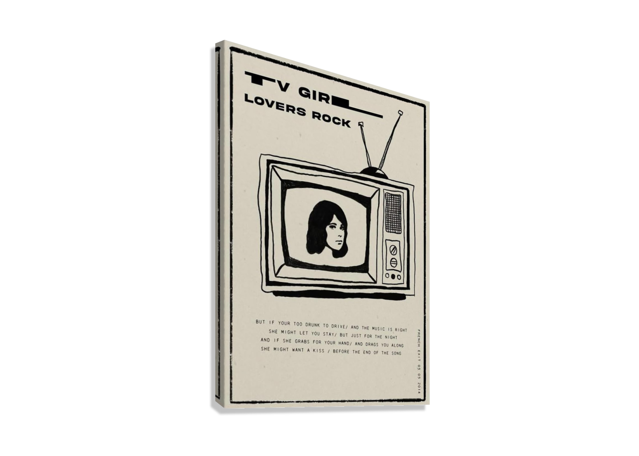 TV GIRL "LOVERS ROCK" CANVAS POSTER