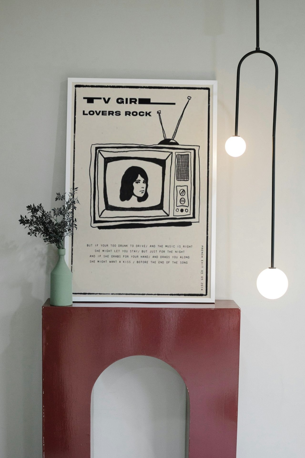 TV GIRL "LOVERS ROCK" CANVAS POSTER