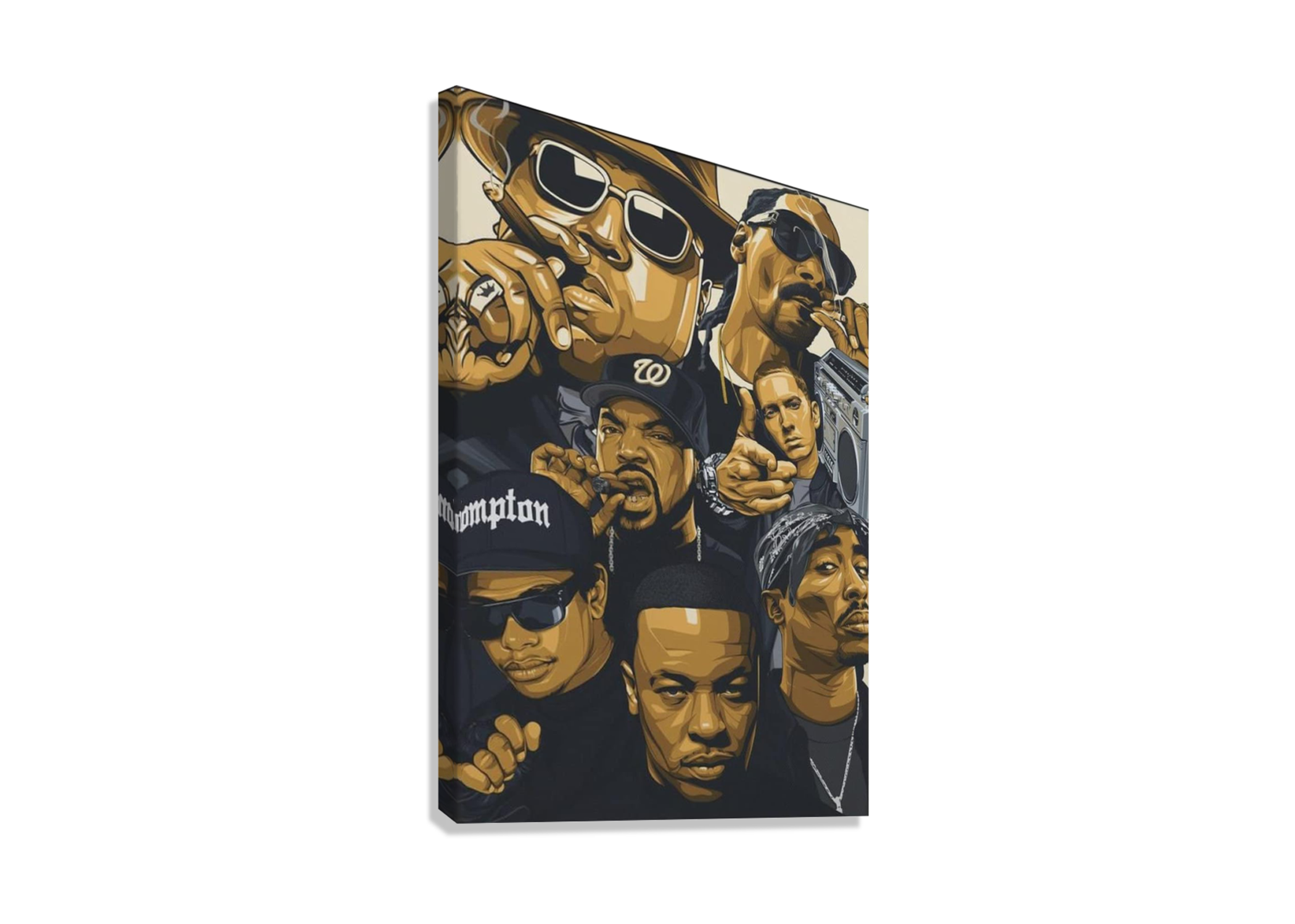 90'S RAP CANVAS POSTER