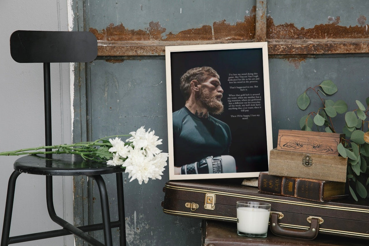 CONOR MCGRERGOR UFC CANVAS POSTER