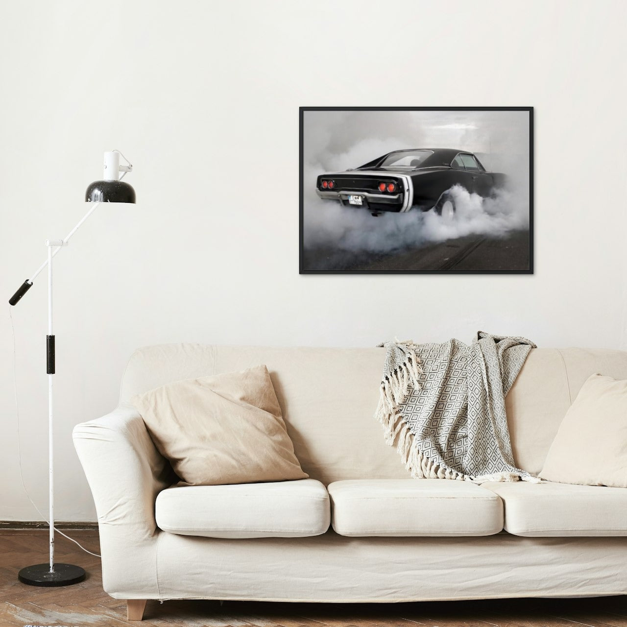 AMERICAN MUSCLE CAR CANVAS POSTER