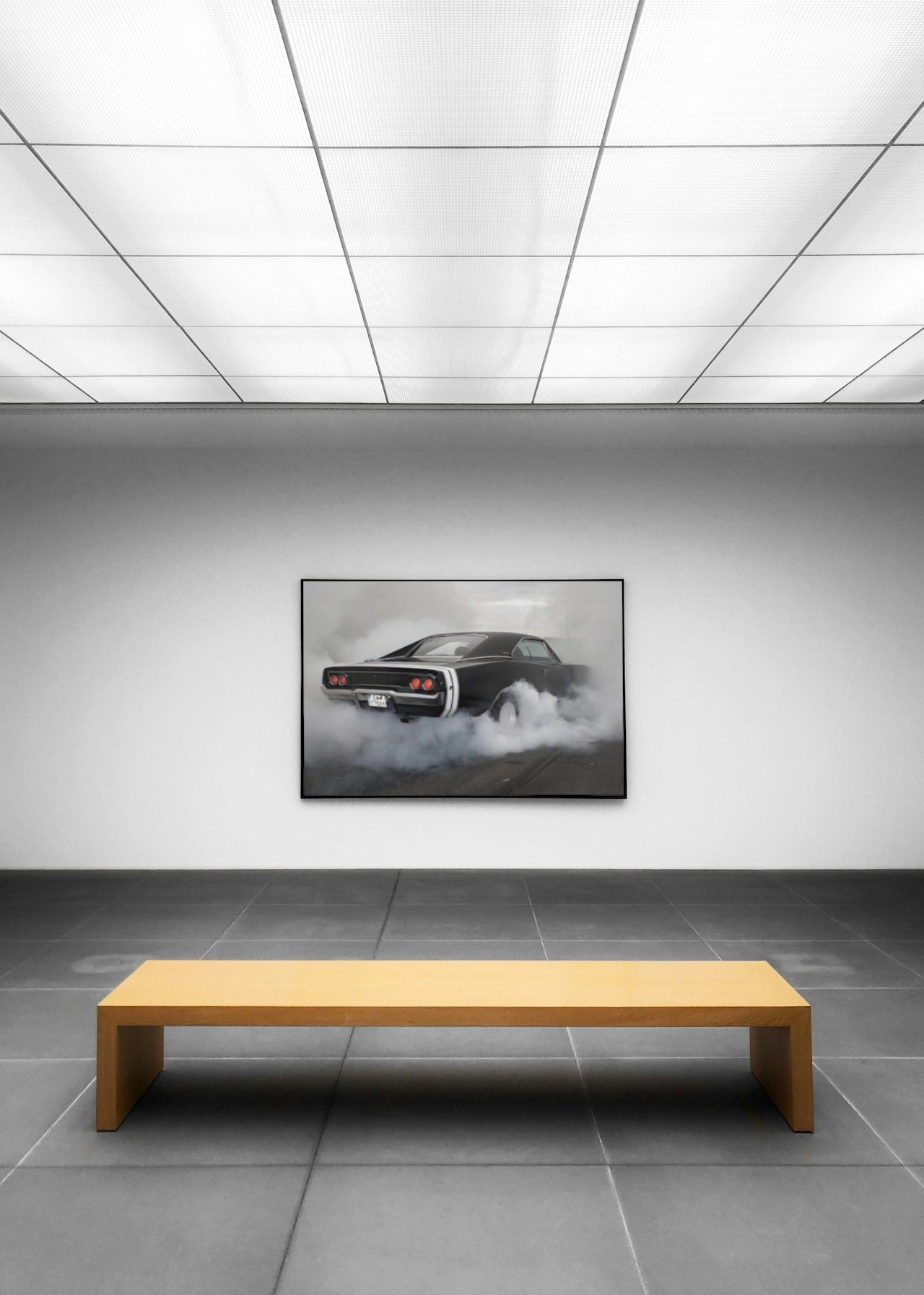 AMERICAN MUSCLE CAR CANVAS POSTER