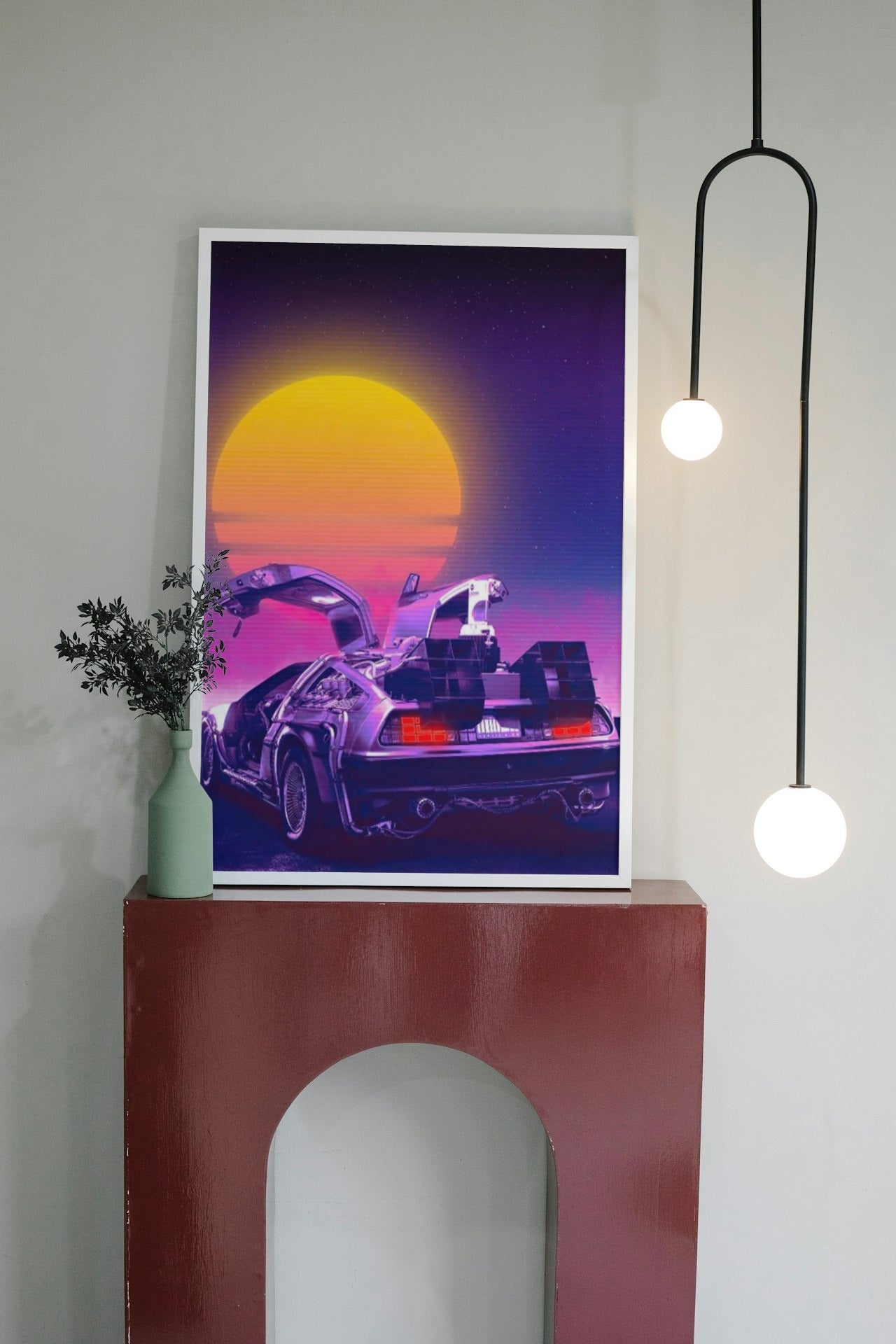 FUTURISTIC CAR CANVAS POSTER
