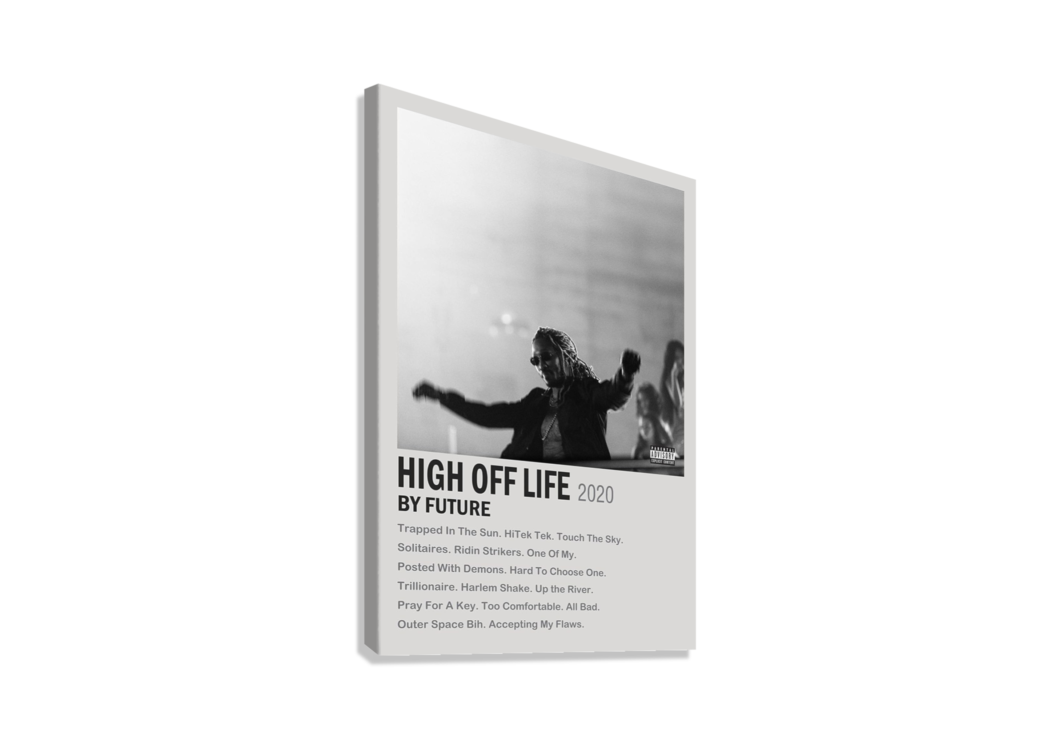 FUTURE " HIGH OFF LIFE " CANVAS POSTER