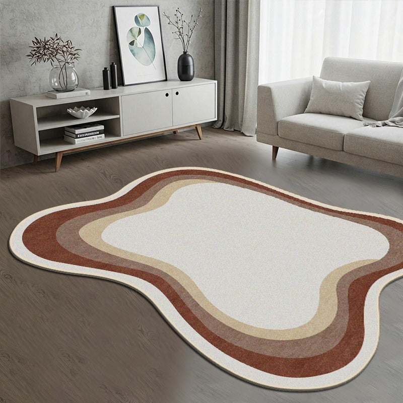 BROWN IRREGULAR 5 RUG view 3