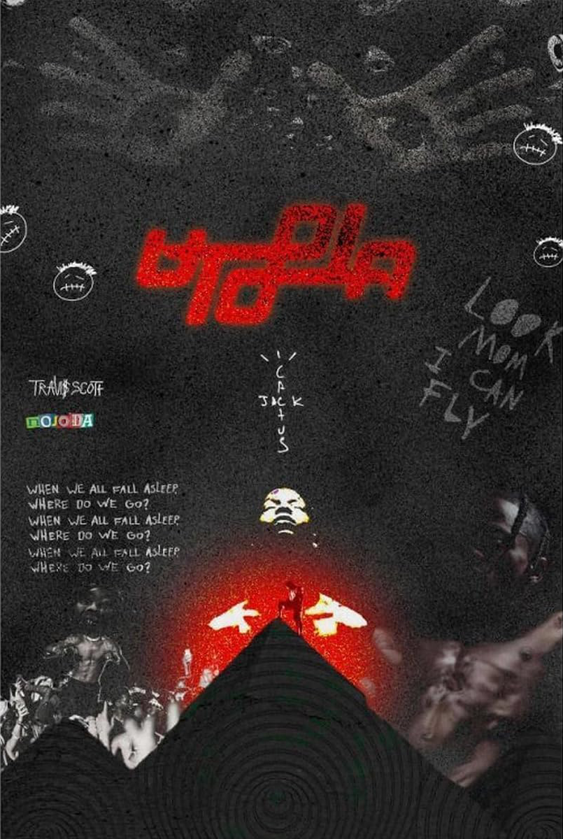 TRAVIS SCOTT UTOPIA CANVAS POSTER