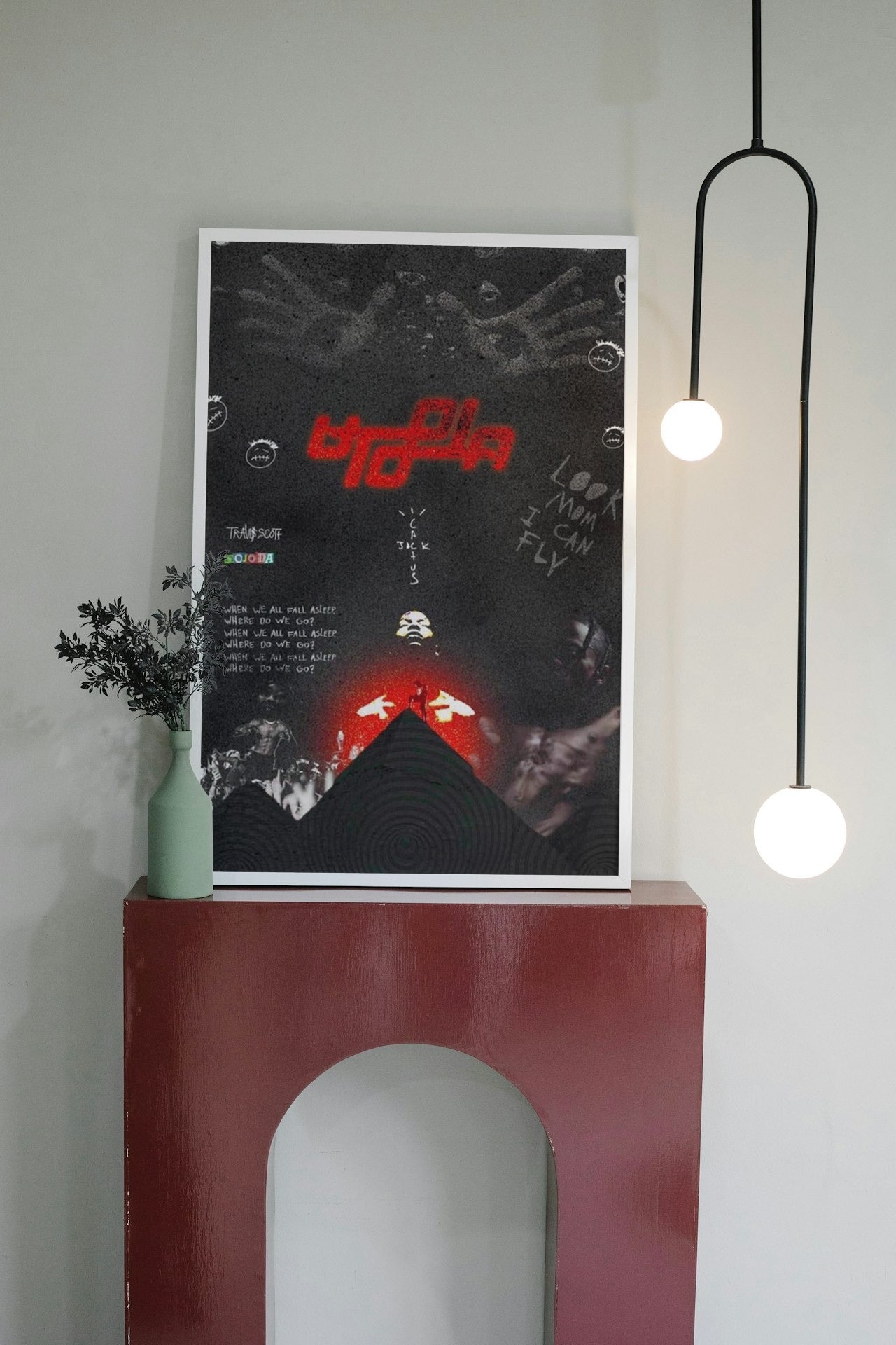 TRAVIS SCOTT UTOPIA CANVAS POSTER