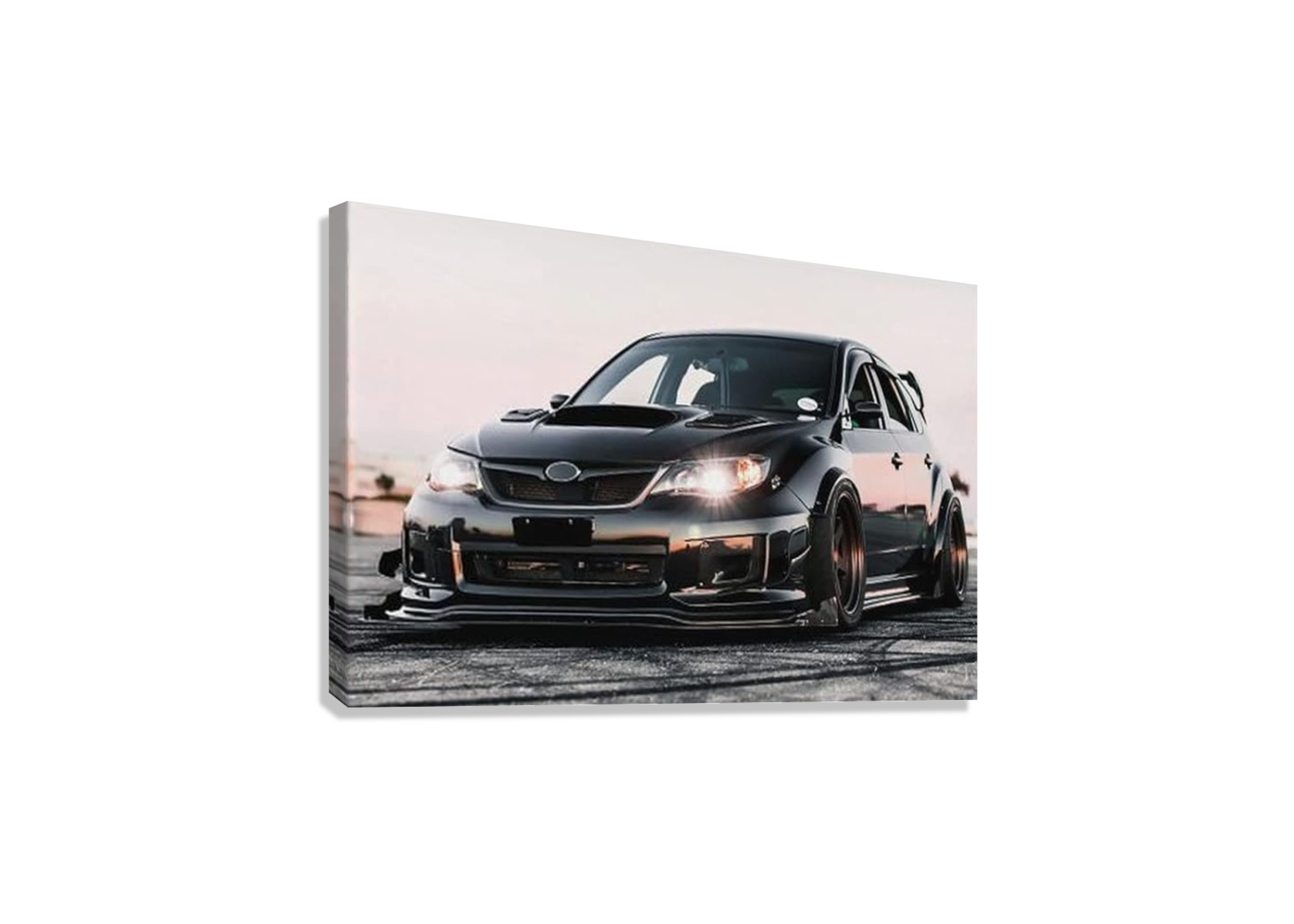 CAR SUBIE WRX STI CANVAS POSTER
