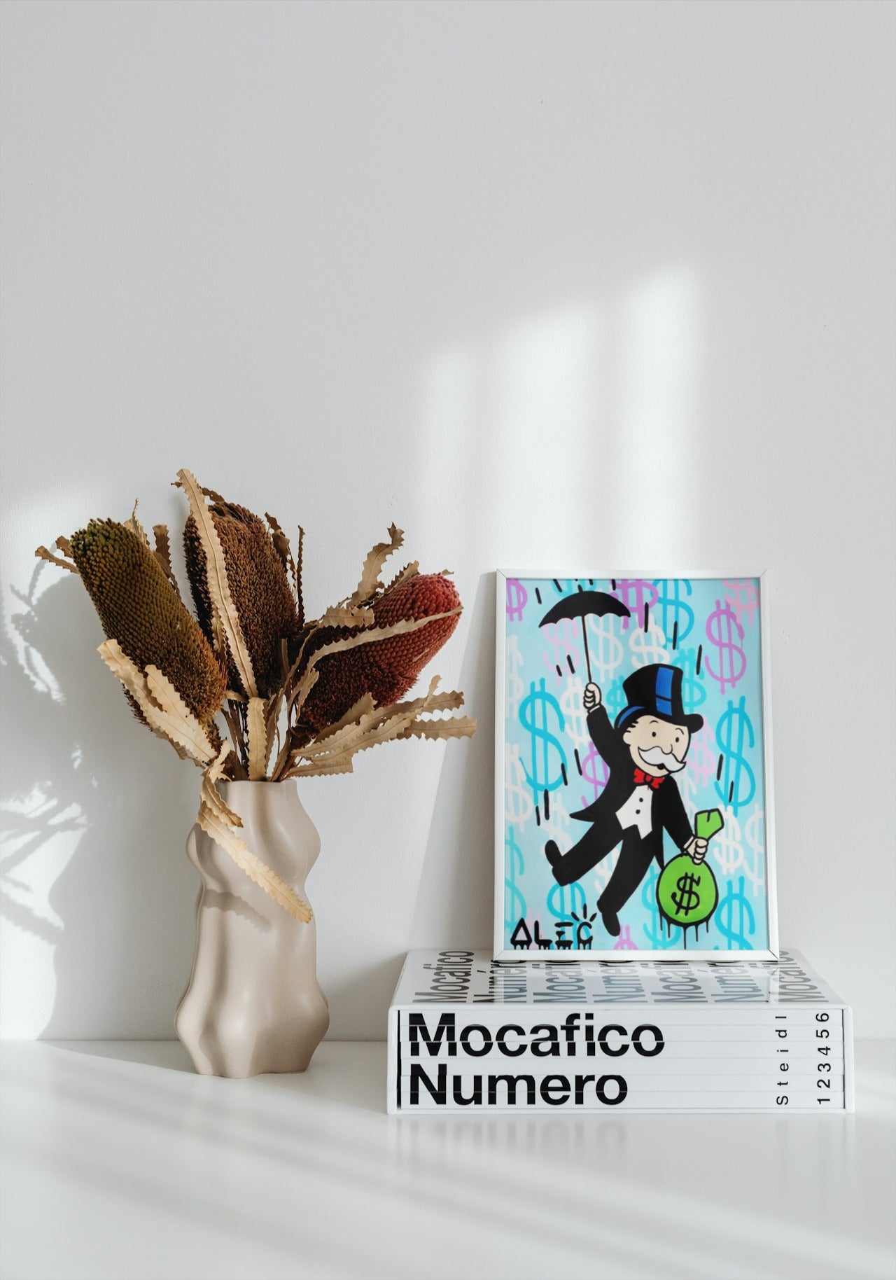 MONOPOLY GRAFFITI CANVAS POSTER