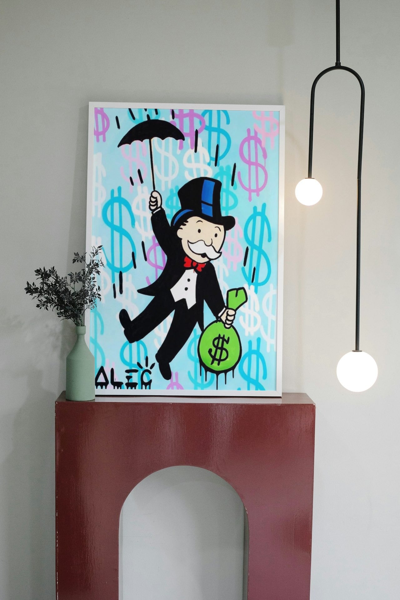 MONOPOLY GRAFFITI CANVAS POSTER