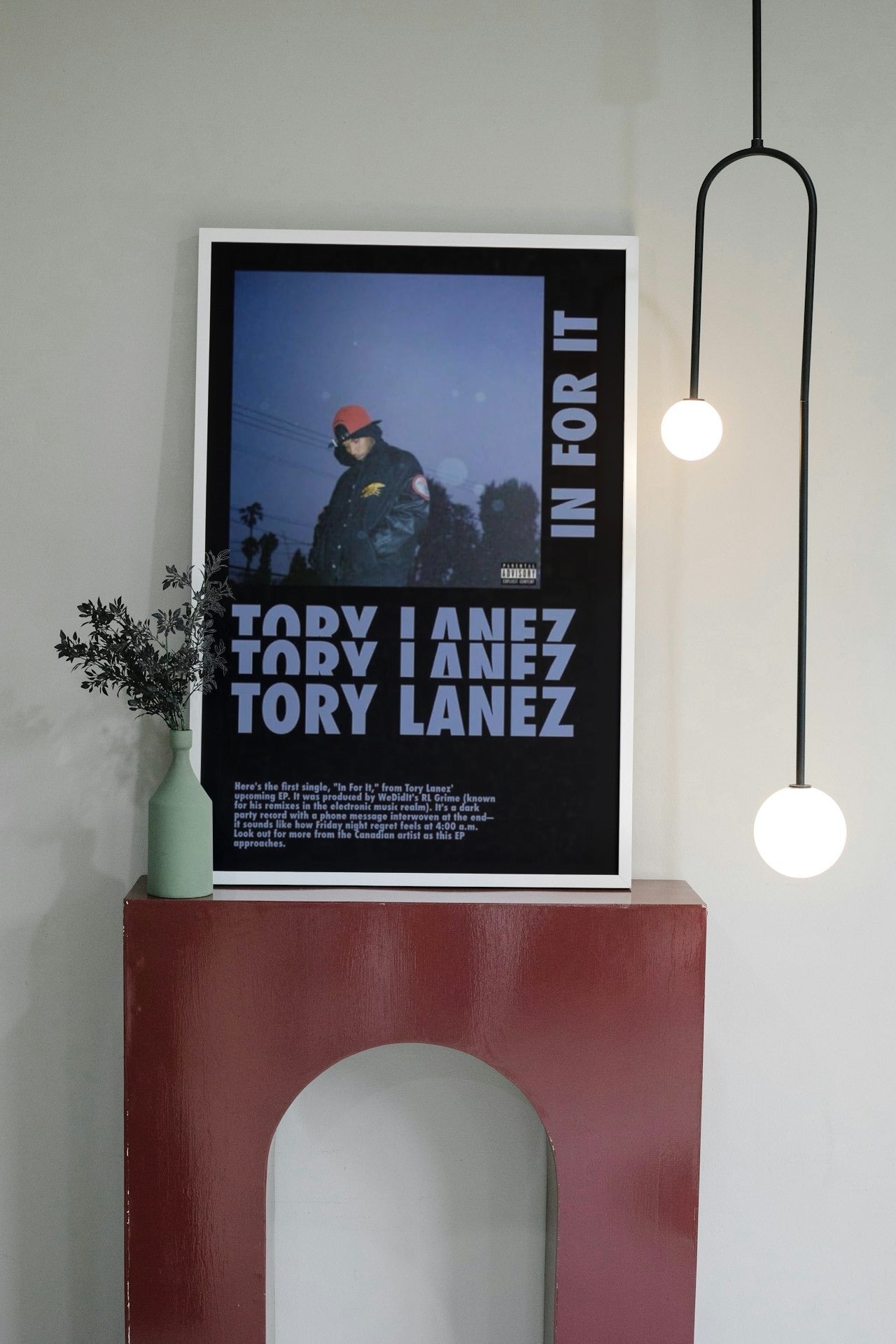 TORY LANEZ CANVAS POSTER