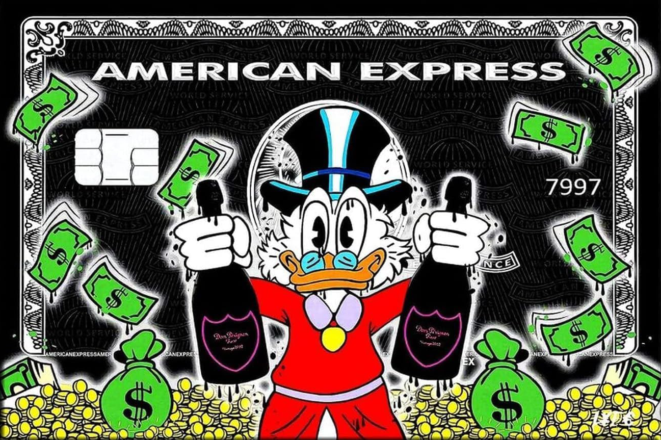 MONOPOLY AMERICAN EXPRESS CANVAS POSTER