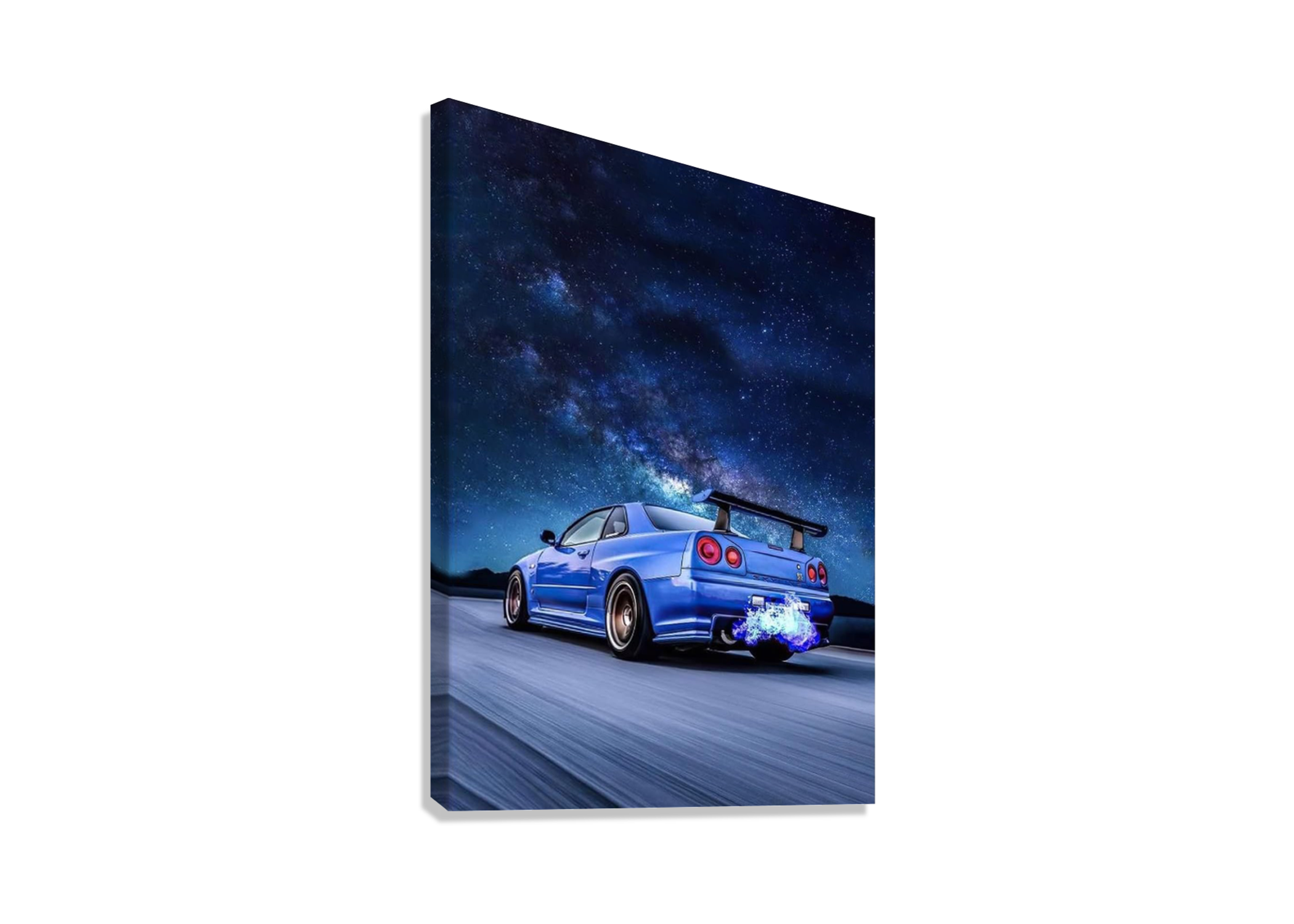 NISSAN GTR CANVAS POSTER