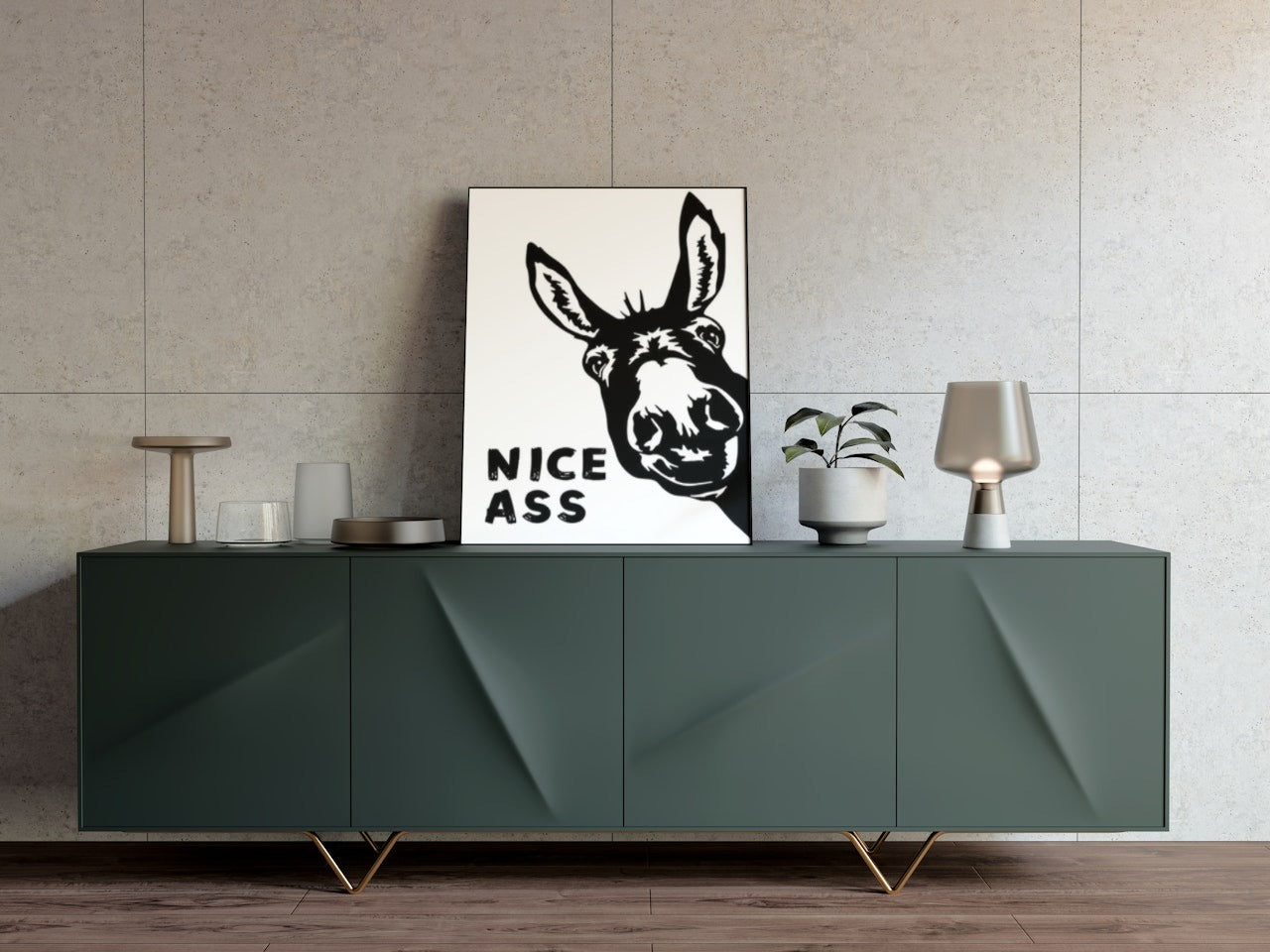 NICE ASS CANVAS POSTER