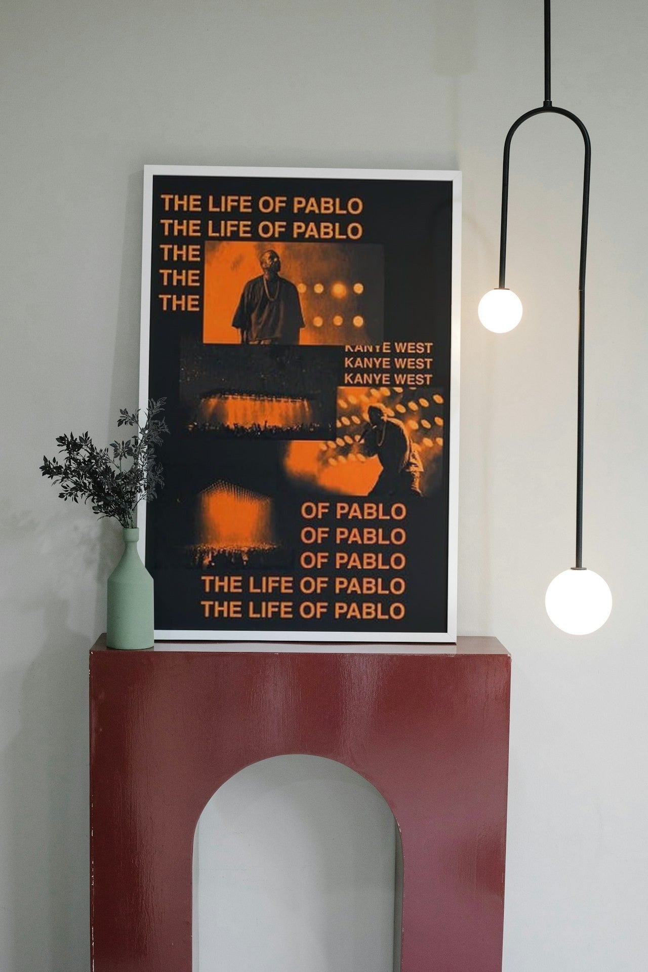 KANYE WEST "THE LIFE OF PABLO" CANVAS POSTER