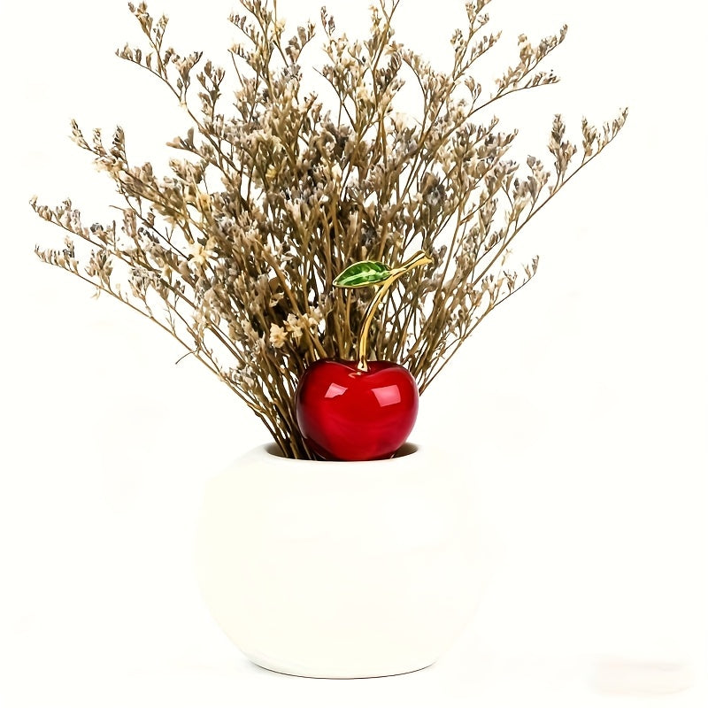 Tnessential Simulated Crystal Cherry Statue 3D Decor