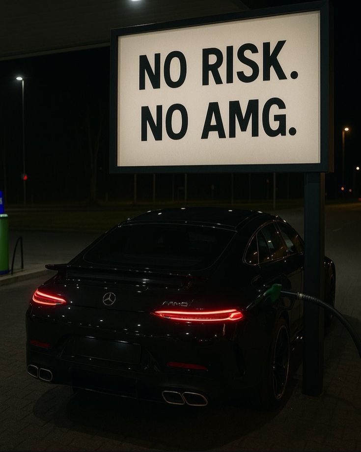 MERCEDES AMG HUSTLE MINDSET CANVAS POSTER