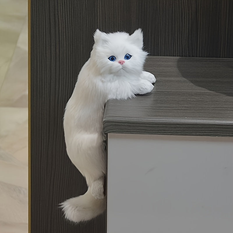 Tnessential Handcrafted Resin Cat Doll 3D Decor